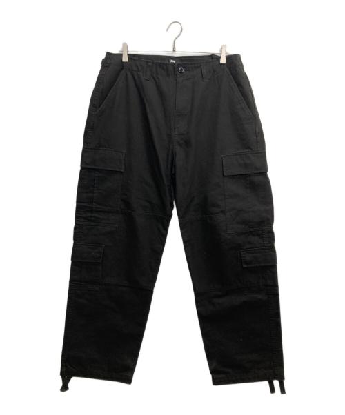 stussy（ステューシー）stussy (ステューシー) Ripstop Surplus Cargo Pant ブラック サイズ:34の古着・服飾アイテム