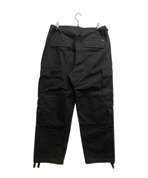 stussy（ステューシー）stussy (ステューシー) Ripstop Surplus Cargo Pant ブラック サイズ:34の古着・服飾アイテム