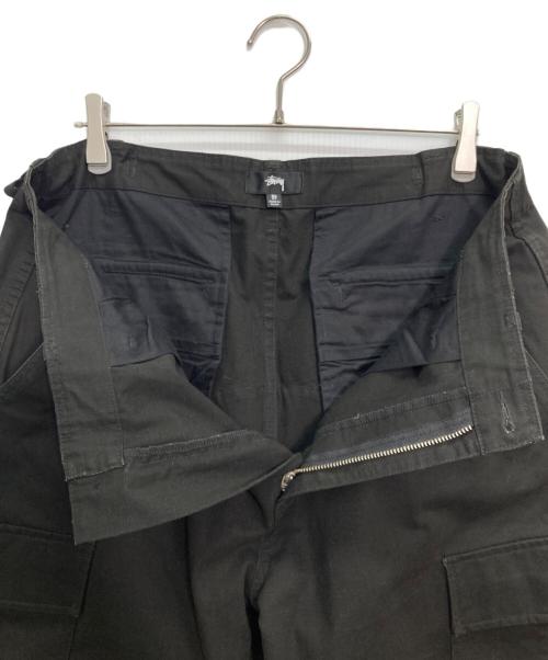 stussy（ステューシー）stussy (ステューシー) Ripstop Surplus Cargo Pant ブラック サイズ:34の古着・服飾アイテム