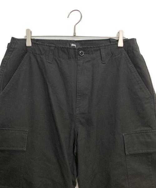 stussy（ステューシー）stussy (ステューシー) Ripstop Surplus Cargo Pant ブラック サイズ:34の古着・服飾アイテム