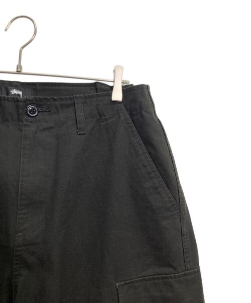 stussy（ステューシー）stussy (ステューシー) Ripstop Surplus Cargo Pant ブラック サイズ:34の古着・服飾アイテム