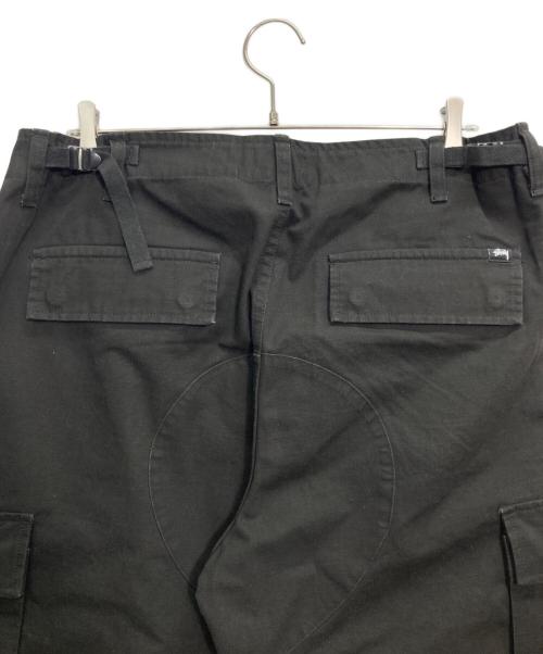 stussy（ステューシー）stussy (ステューシー) Ripstop Surplus Cargo Pant ブラック サイズ:34の古着・服飾アイテム