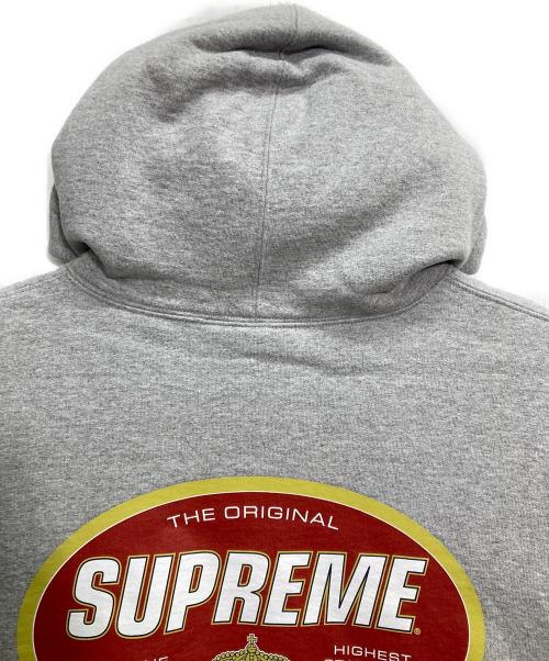 SUPREME（シュプリーム）Supreme (シュプリーム) Crown Hooded Sweatshirt グレー サイズ:XLの古着・服飾アイテム
