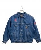 CarHarttカーハート）の古着「ブランケット裏地付デニムジャケット」｜ブルー