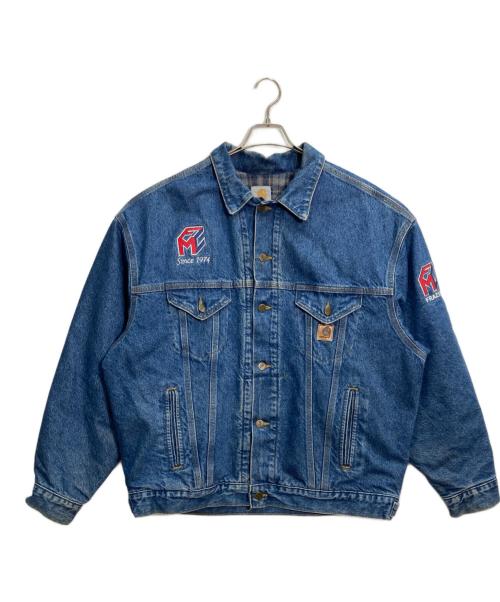CarHartt（カーハート）CarHartt (カーハート) ブランケット裏地付デニムジャケット ブルー サイズ:XLの古着・服飾アイテム