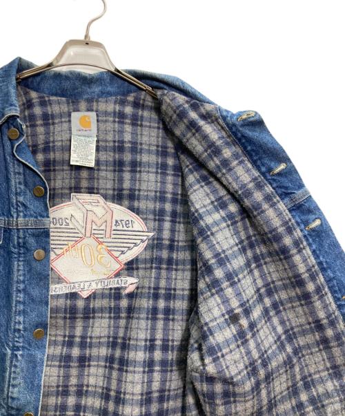 CarHartt（カーハート）CarHartt (カーハート) ブランケット裏地付デニムジャケット ブルー サイズ:XLの古着・服飾アイテム