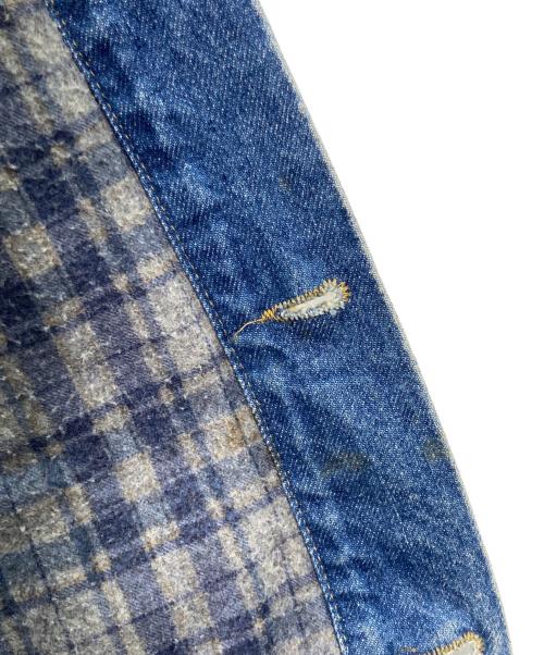 CarHartt（カーハート）CarHartt (カーハート) ブランケット裏地付デニムジャケット ブルー サイズ:XLの古着・服飾アイテム