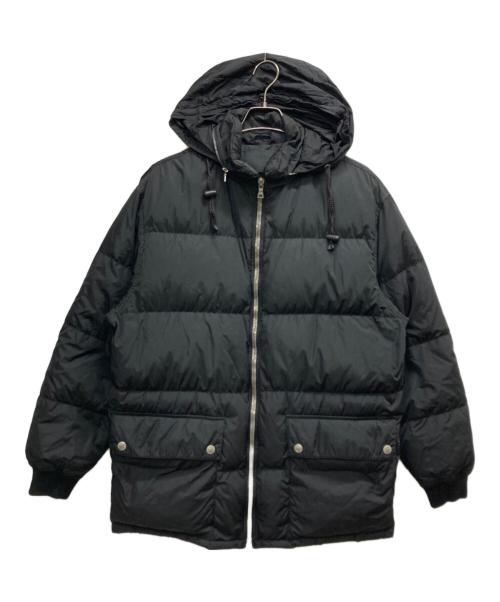 PRADA（プラダ）PRADA (プラダ) フード付ナイロンダウンジャケット ブラック サイズ:Sの古着・服飾アイテム