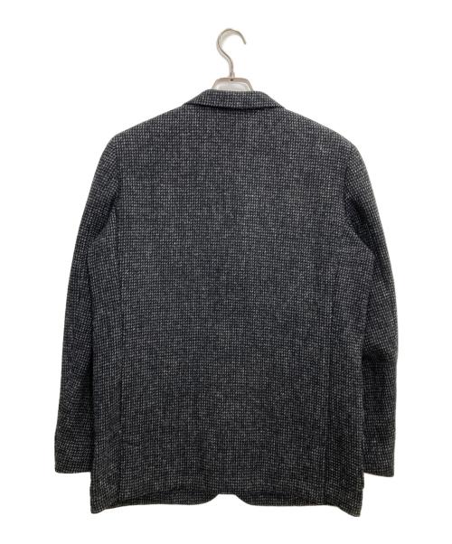 MARGARET HOWELL（マーガレットハウエル）MARGARET HOWELL (マーガレットハウエル) Harris Tweed (ハリスツイード) ウール3Bジャケット ブラック サイズ:Lの古着・服飾アイテム
