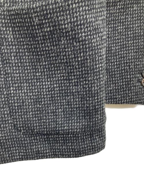 MARGARET HOWELL（マーガレットハウエル）MARGARET HOWELL (マーガレットハウエル) Harris Tweed (ハリスツイード) ウール3Bジャケット ブラック サイズ:Lの古着・服飾アイテム