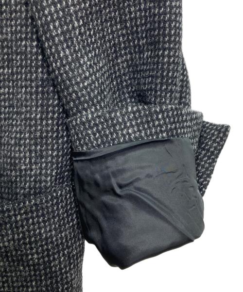 MARGARET HOWELL（マーガレットハウエル）MARGARET HOWELL (マーガレットハウエル) Harris Tweed (ハリスツイード) ウール3Bジャケット ブラック サイズ:Lの古着・服飾アイテム