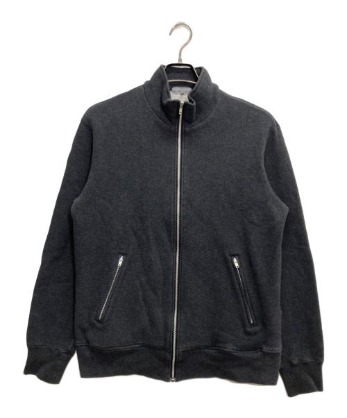 COMME des GARCONS HOMME（コムデギャルソン オム）COMME des GARCONS HOMME (コムデギャルソン オム) 裏フリースㇵの字ジップアップジャケット グレー サイズ:Mの古着・服飾アイテム