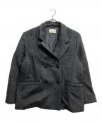 la peau de gemラポドゥジェム）の古着「melton jacket outer」｜グレー