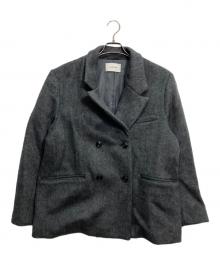la peau de gem（ラポドゥジェム）の古着「melton jacket outer」｜グレー