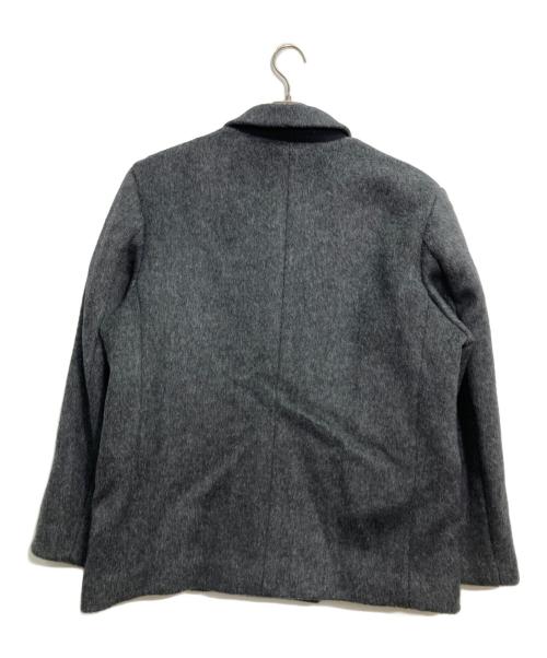 la peau de gem（ラポドゥジェム）la peau de gem (ラポドゥジェム) melton jacket outer グレー サイズ:freeの古着・服飾アイテム