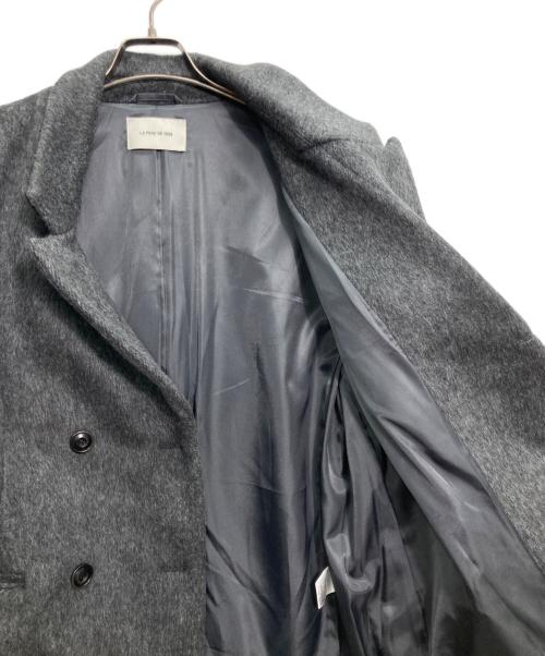 la peau de gem（ラポドゥジェム）la peau de gem (ラポドゥジェム) melton jacket outer グレー サイズ:freeの古着・服飾アイテム