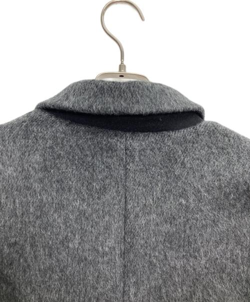 la peau de gem（ラポドゥジェム）la peau de gem (ラポドゥジェム) melton jacket outer グレー サイズ:freeの古着・服飾アイテム