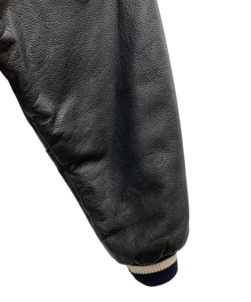 stussy（ステューシー）stussy (ステューシー) BIG-4ワッペンスタジャン ブラック サイズ:Mの古着・服飾アイテム