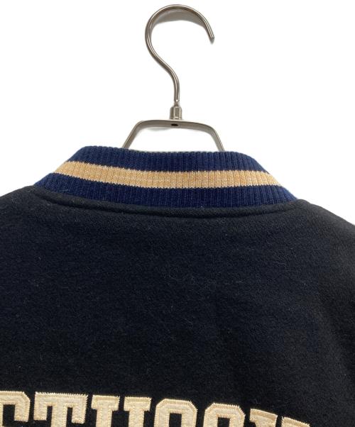 stussy（ステューシー）stussy (ステューシー) BIG-4ワッペンスタジャン ブラック サイズ:Mの古着・服飾アイテム