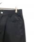 中古・古着 GIVENCHY (ジバンシィ) レギュラーフィットスラックス ブラック サイズ:48：15000円