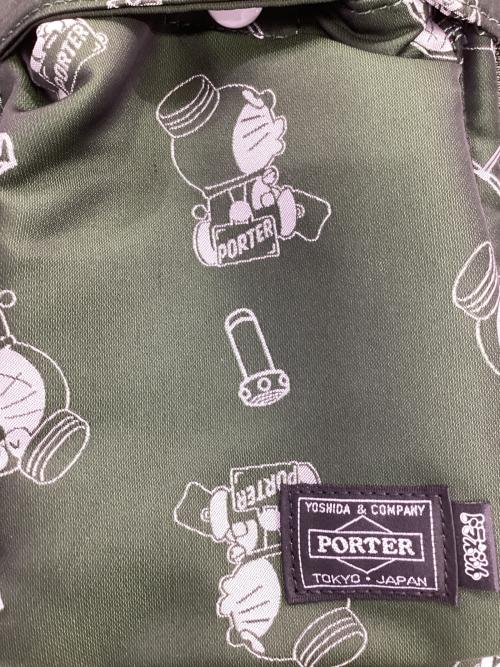 PORTER（ポーター）PORTER (ポーター) ドラえもん (ドラエモン) ナイロン2WAYショルダーバッグ グリーンの古着・服飾アイテム