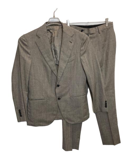 CARUSO（カルーゾ）CARUSO (カルーゾ) aida ウール2Bジャケット セットアップ ベージュ サイズ:SIZE 48の古着・服飾アイテム