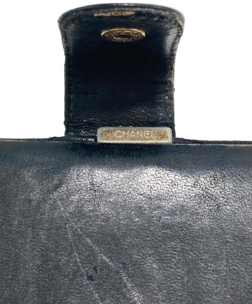CHANEL（シャネル）CHANEL (シャネル) キャビアスキン ウォレット ブラックの古着・服飾アイテム
