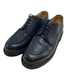 PARABOOT（パラブーツ）の古着「CHAMBORD Uチップシューズ」｜ブラック