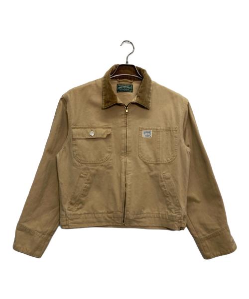 POLO COUNTRY（ポロカントリー）POLO COUNTRY (ポロカントリー) 襟コーデュロイ ワークジャケット ベージュ サイズ:Mの古着・服飾アイテム