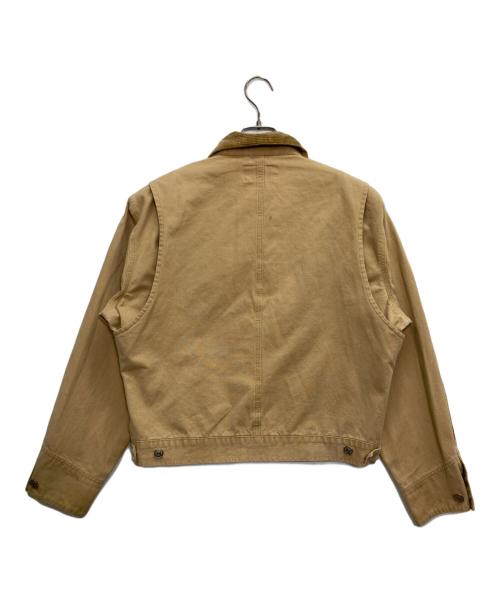 POLO COUNTRY（ポロカントリー）POLO COUNTRY (ポロカントリー) 襟コーデュロイ ワークジャケット ベージュ サイズ:Mの古着・服飾アイテム