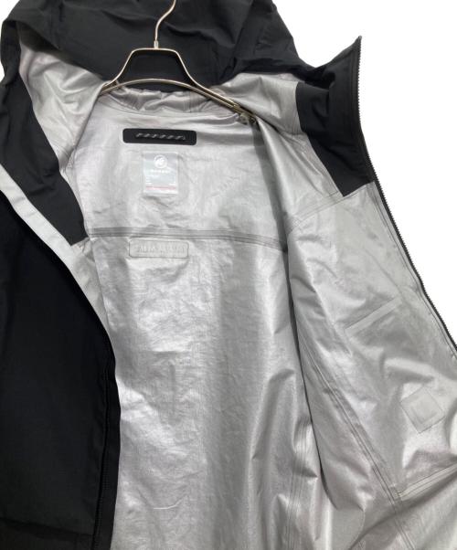 MAMMUT（マムート）MAMMUT (マムート) アルパインガイドハードシェルフーデッドジャケット ブラック サイズ:Lの古着・服飾アイテム