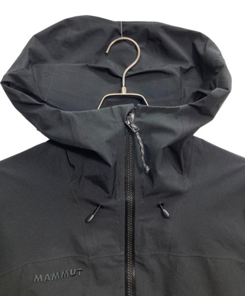 MAMMUT（マムート）MAMMUT (マムート) アルパインガイドハードシェルフーデッドジャケット ブラック サイズ:Lの古着・服飾アイテム