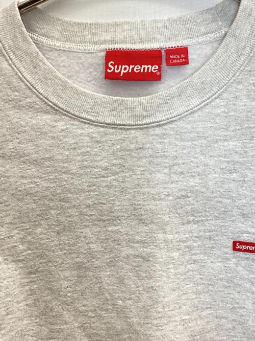 SUPREME（シュプリーム）SUPREME (シュプリーム) Small Box Logo Crewneck グレー サイズ:Lの古着・服飾アイテム