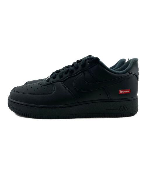 NIKE（ナイキ）NIKE (ナイキ) Supreme (シュプリーム) AIR FORCE 1 LOW/SUPREME ブラック サイズ:28 未使用品の古着・服飾アイテム