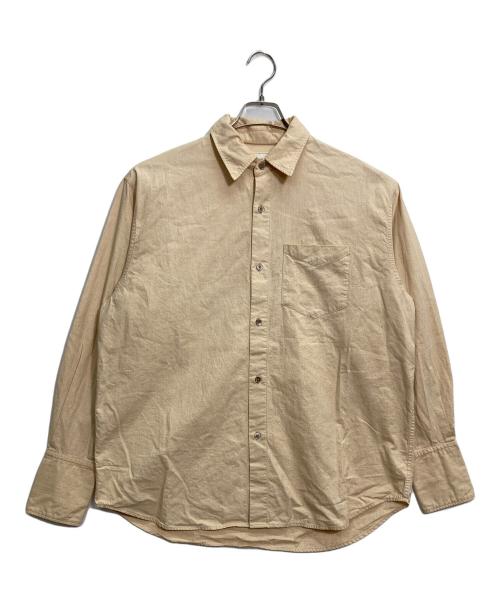 Text（テクスト）TEXT (テクスト) Ventilated Shirt Amazon Jungle Cotton Twill ベージュ サイズ:1の古着・服飾アイテム