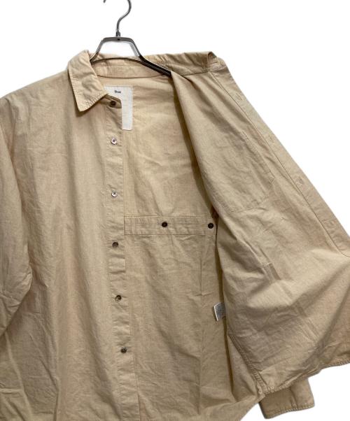 Text（テクスト）TEXT (テクスト) Ventilated Shirt Amazon Jungle Cotton Twill ベージュ サイズ:1の古着・服飾アイテム