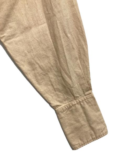 Text（テクスト）TEXT (テクスト) Ventilated Shirt Amazon Jungle Cotton Twill ベージュ サイズ:1の古着・服飾アイテム