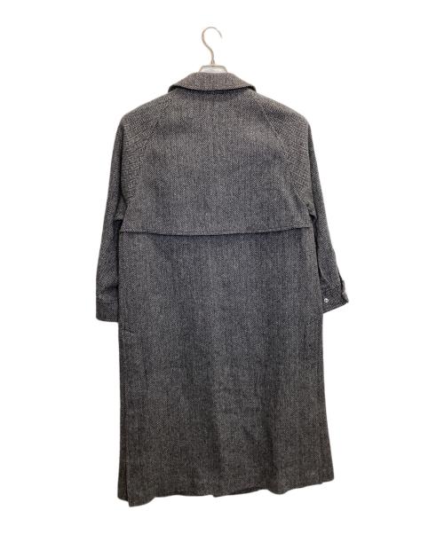 MACKINTOSH PHILOSOPHY（マッキントッシュ フィロソフィー）MACKINTOSH PHILOSOPHY (マッキントッシュ フィロソフィー) 【BEALACH（ベラック）】HEAT TWEED製 ミリタリーコート グレー サイズ:SIZE 2の古着・服飾アイテム