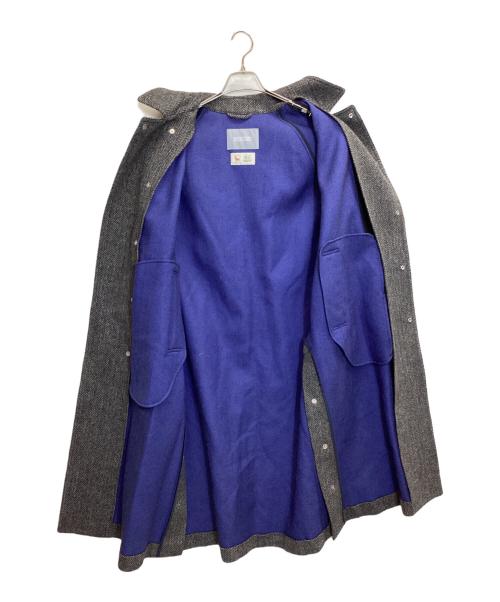 MACKINTOSH PHILOSOPHY（マッキントッシュ フィロソフィー）MACKINTOSH PHILOSOPHY (マッキントッシュ フィロソフィー) 【BEALACH（ベラック）】HEAT TWEED製 ミリタリーコート グレー サイズ:SIZE 2の古着・服飾アイテム