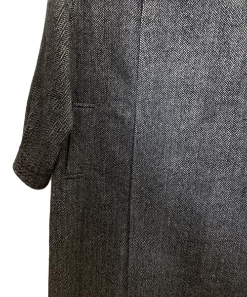 MACKINTOSH PHILOSOPHY（マッキントッシュ フィロソフィー）MACKINTOSH PHILOSOPHY (マッキントッシュ フィロソフィー) 【BEALACH（ベラック）】HEAT TWEED製 ミリタリーコート グレー サイズ:SIZE 2の古着・服飾アイテム