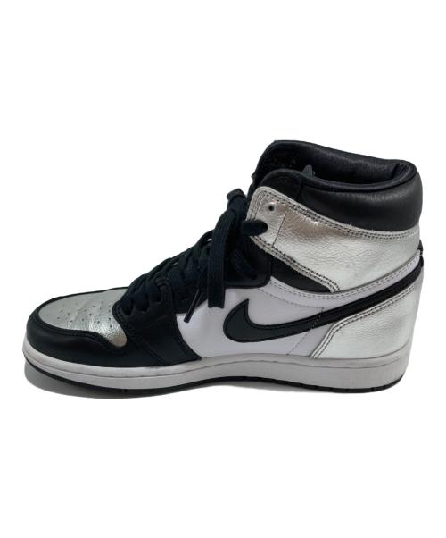 NIKE（ナイキ）NIKE (ナイキ) WMNS AIR JORDAN 1 HIGH OG シルバー サイズ:24.5cm 未使用品の古着・服飾アイテム