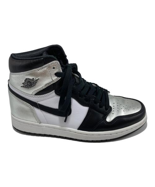 NIKE（ナイキ）NIKE (ナイキ) WMNS AIR JORDAN 1 HIGH OG シルバー サイズ:24.5cm 未使用品の古着・服飾アイテム