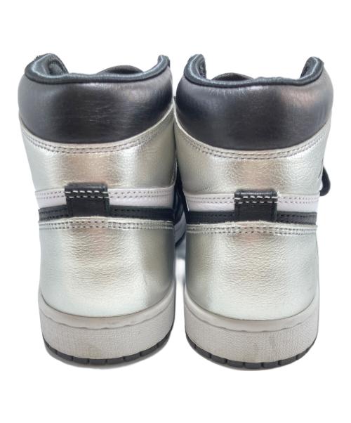 NIKE（ナイキ）NIKE (ナイキ) WMNS AIR JORDAN 1 HIGH OG シルバー サイズ:24.5cm 未使用品の古着・服飾アイテム