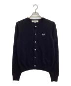 PLAY COMME des GARCONSプレイコムデギャルソン）の古着「ワッペンカーディガン」｜ブラック