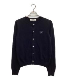 PLAY COMME des GARCONS（プレイコムデギャルソン）の古着「ワッペンカーディガン」｜ブラック