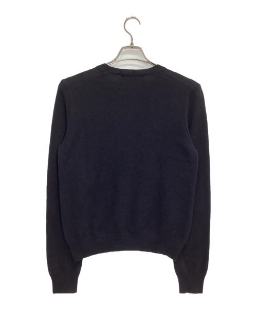 PLAY COMME des GARCONS（プレイコムデギャルソン）PLAY COMME des GARCONS (プレイコムデギャルソン) ワッペンカーディガン ブラック サイズ:Lの古着・服飾アイテム