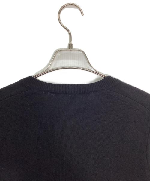 PLAY COMME des GARCONS（プレイコムデギャルソン）PLAY COMME des GARCONS (プレイコムデギャルソン) ワッペンカーディガン ブラック サイズ:Lの古着・服飾アイテム