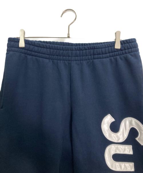 SUPREME（シュプリーム）Supreme (シュプリーム) SATIN APPLIQUE SWEATPANT ネイビー サイズ:Mの古着・服飾アイテム