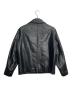 GAP (ギャップ) スタンドカラーカウレザージャケット ブラック サイズ:XS：25000円