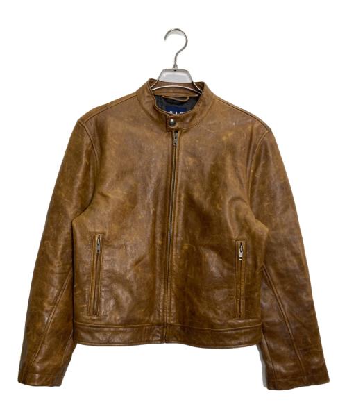 GAP（ギャップ）GAP (ギャップ) シングルライダースジャケット ブラウン サイズ:XXSの古着・服飾アイテム